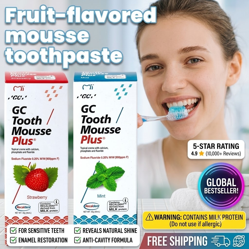 Teeth Whitening Cream - 50g GC Fruit Flavor Mousse Toothpaste