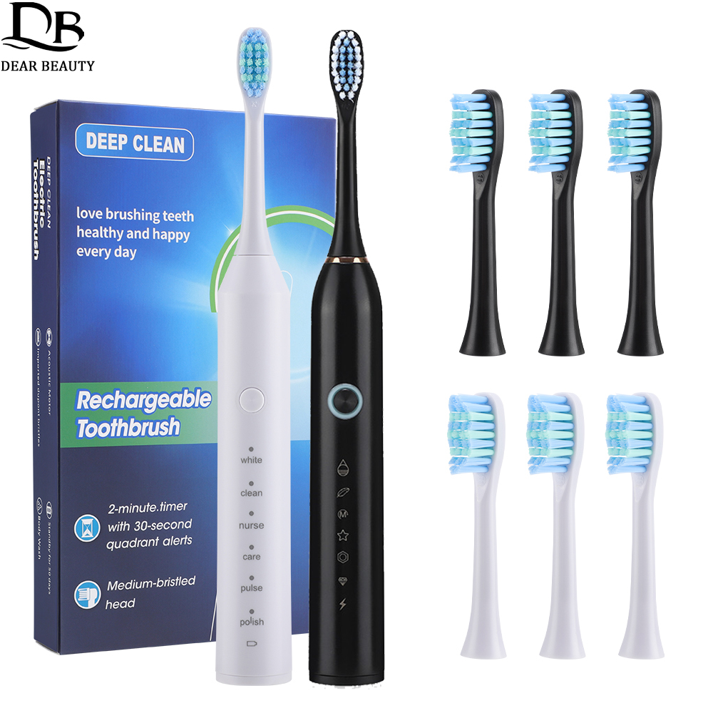 Teeth Whitening Kit - Rechargeable Electric Toothbrush For Adults 6