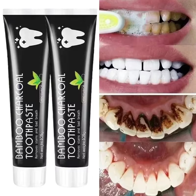 Teeth Whitening Yellow Teeth - Whitening Toothpaste Bamboo Charcoal Toothpaste Adsorbs