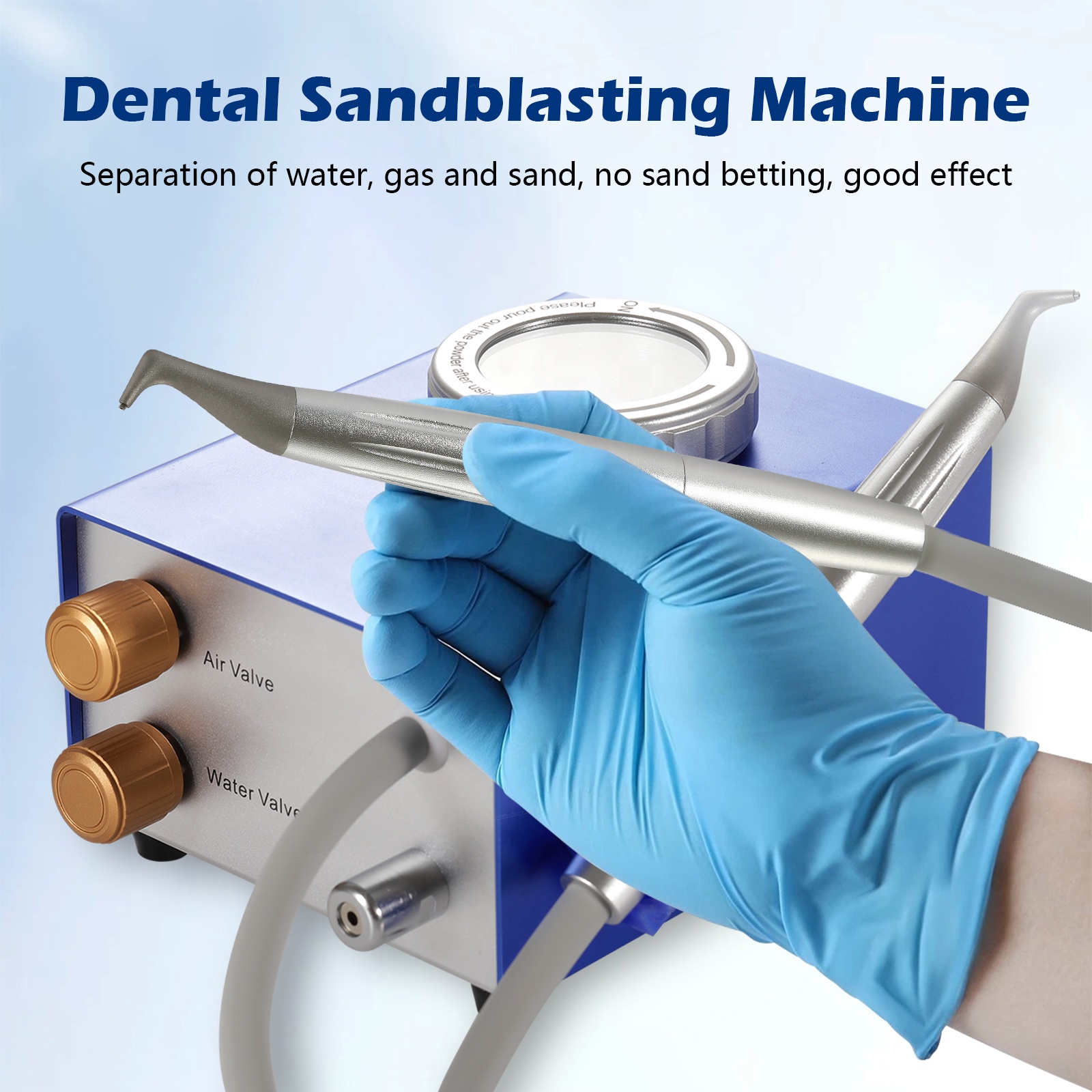 M4 de ntal Sandblasting Machin - Teeth Whitening Device ulasan dan harga