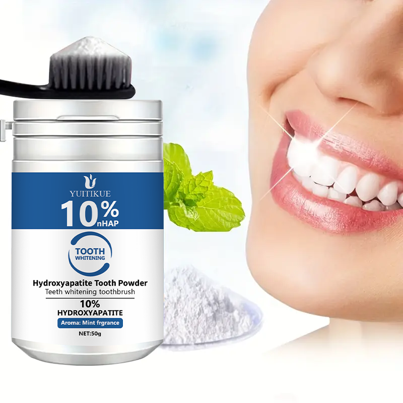 YUTIKUE 10% nHAP Tooth Powder  - Teeth Whitening Cream ulasan dan harga