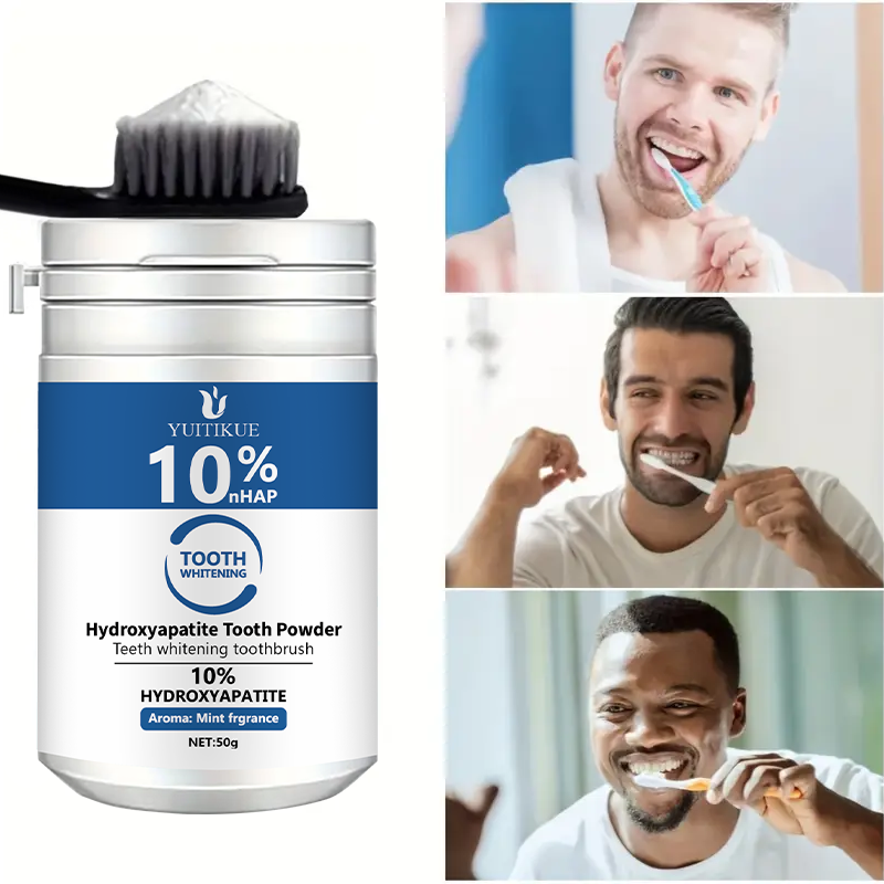 YUTIKUE 10% nHAP Tooth Powder  - Teeth Whitening Cream ulasan dan harga