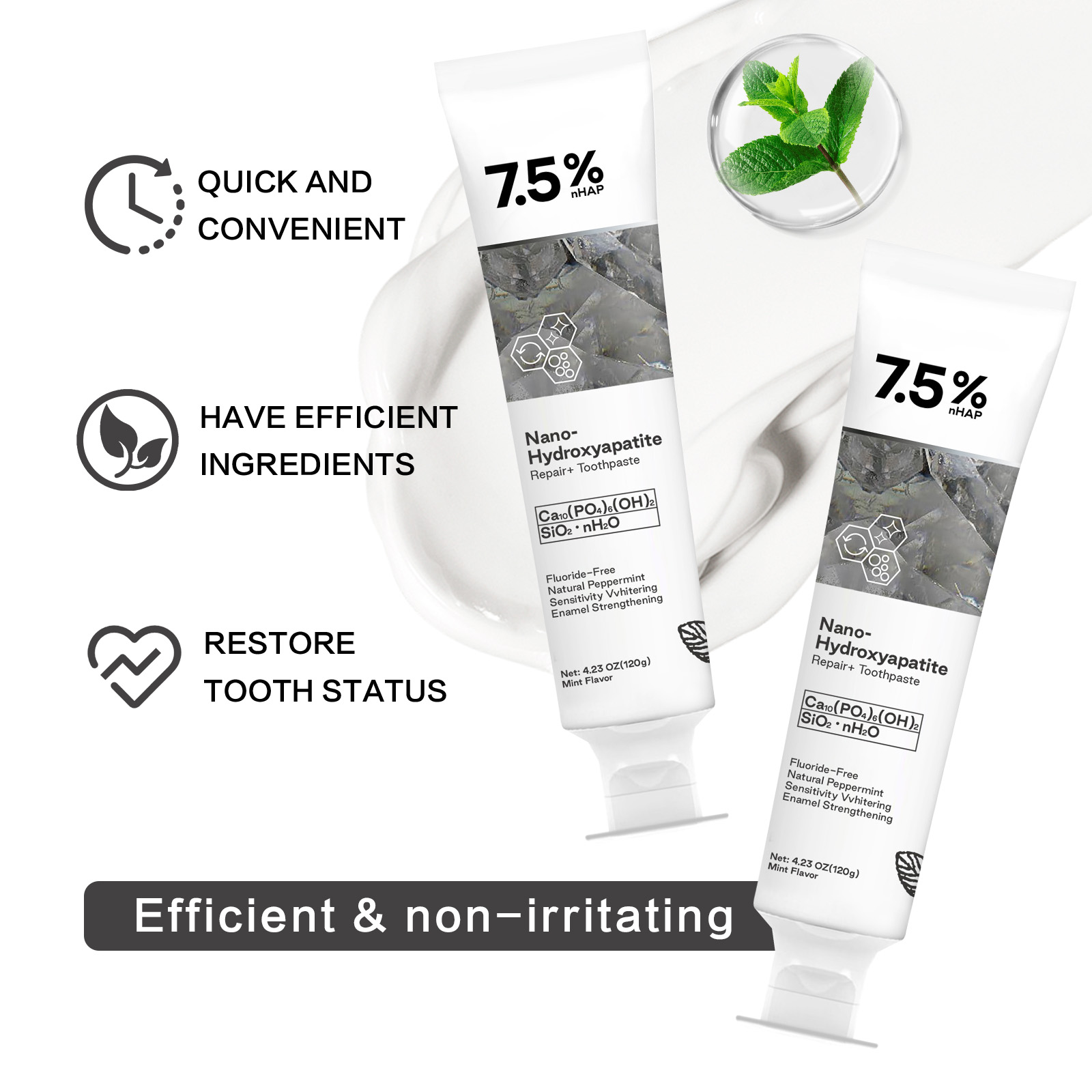 Nano Hydroxyapatite Toothpaste - Teeth Whitening Cream ulasan dan harga
