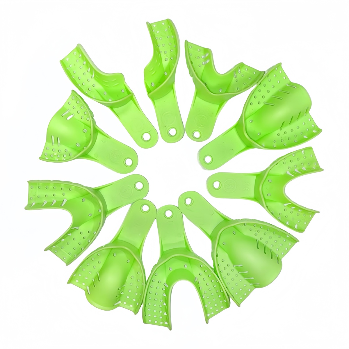 10pcs/Set Autoclavable Dental  - Teeth Whitening Tray ulasan dan harga