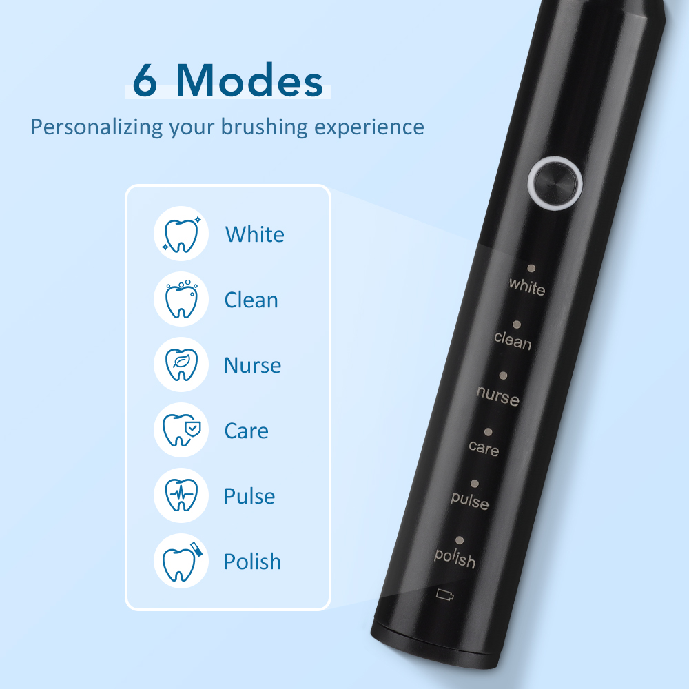 Rechargeable Electric Toothbru - Teeth Whitening Kit ulasan dan harga