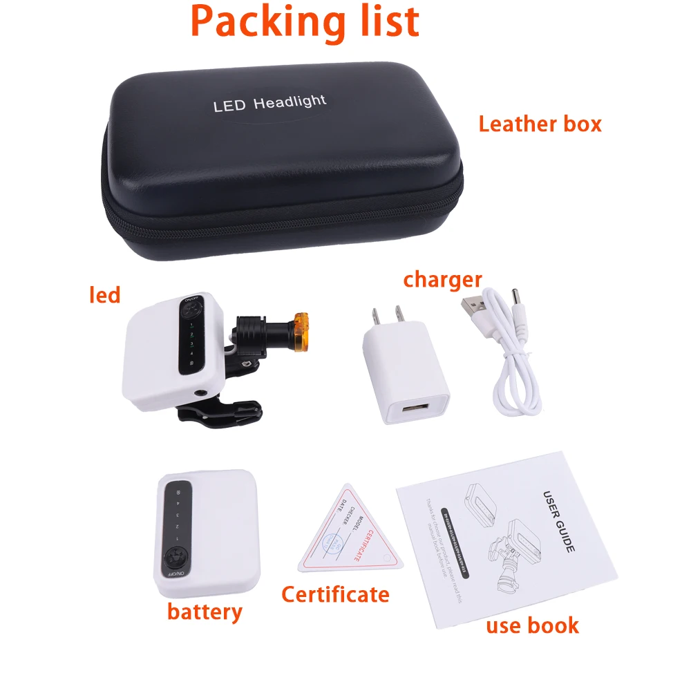 Wireless 5W LED Dental Headlig - Teeth Whitening Filter ulasan dan harga