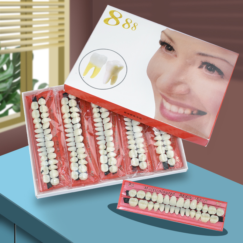 28 Teeth Dental Resin Denture  - Teeth Whitening Kit ulasan dan harga