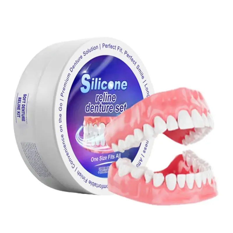 Silicone Denture Set Fit Tempo - Teeth Whitening Kit ulasan dan harga