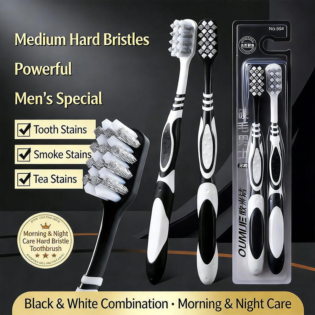 Hard-bristled Cleaning Toothbr - Teeth Whitening Kit ulasan dan harga