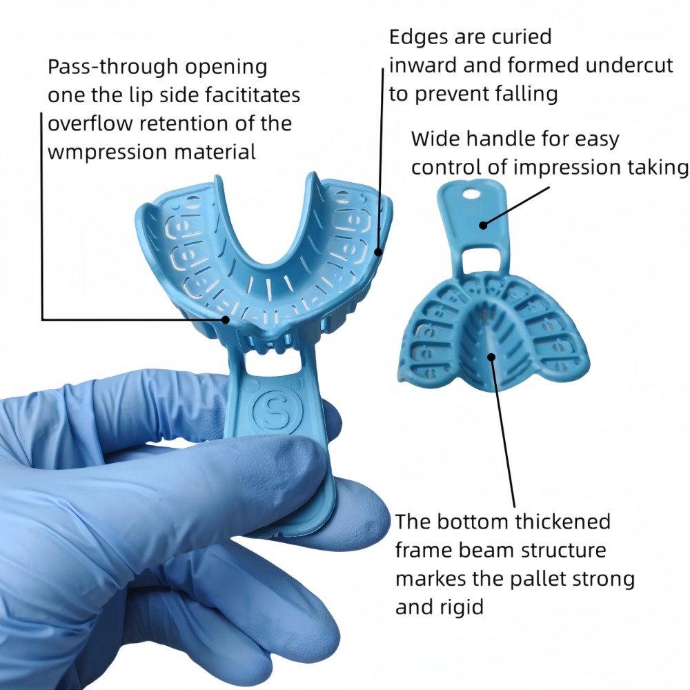 6Pcs/Set Dental Impression Pla - Teeth Whitening Tray ulasan dan harga