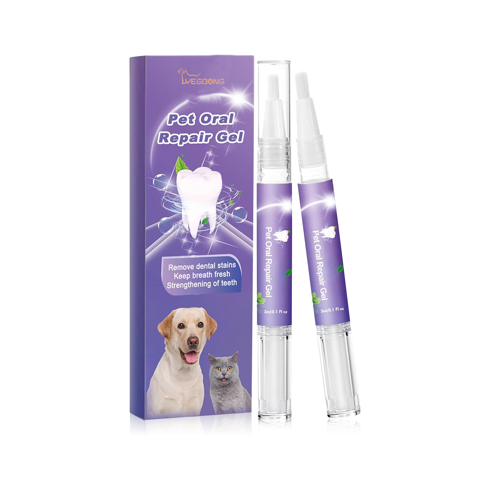 Pet Oral Repair Gel Puppy Tart - Teeth Whitening Cream ulasan dan harga