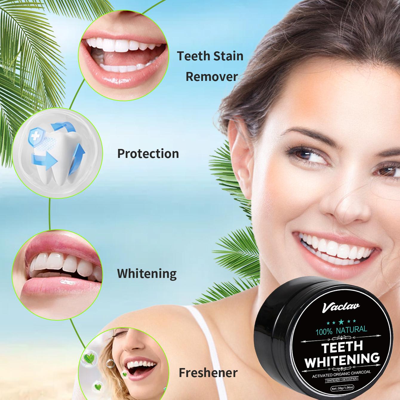 Vaclav activated charcoal teet - Teeth Whitening Filter ulasan dan harga