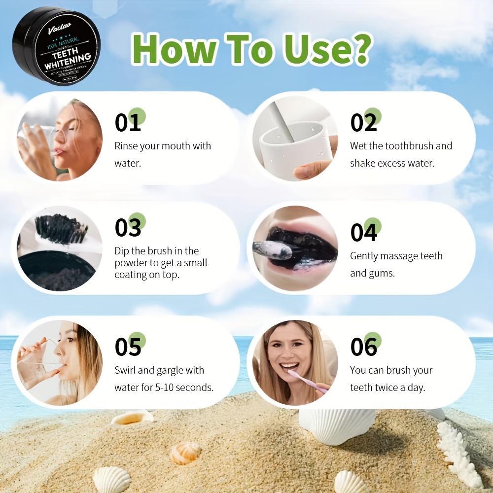 Vaclav activated charcoal teet - Teeth Whitening Filter ulasan dan harga
