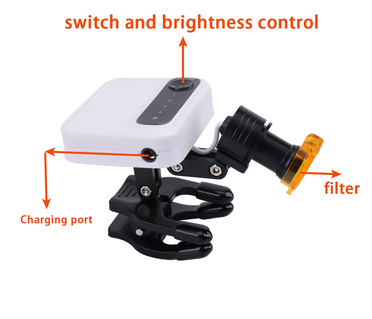 Wireless 5W Headlight Headlamp - Teeth Whitening Filter ulasan dan harga