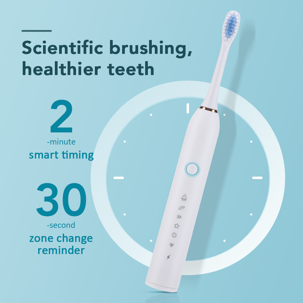 Electric Sonic Toothbrush Rech - Teeth Whitening Kit ulasan dan harga
