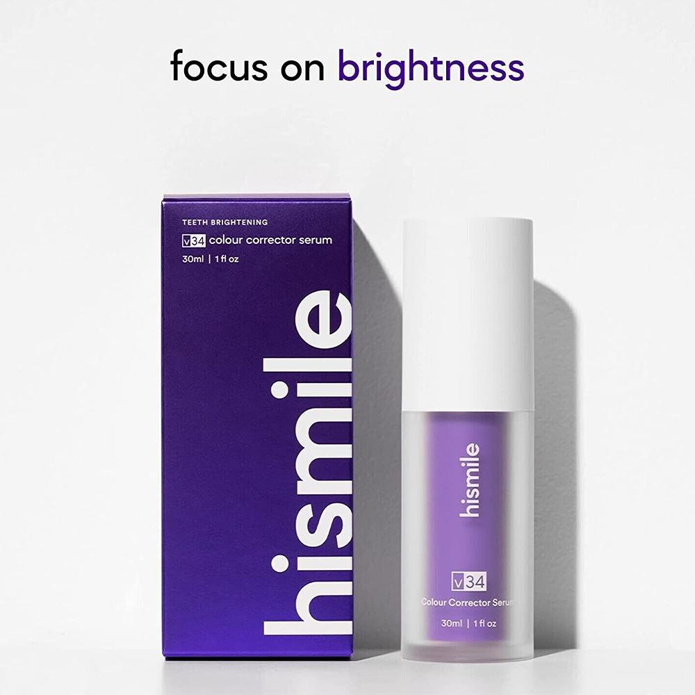 30ml Hismile V34 Colour Correc - Teeth Whitening Cream ulasan dan harga