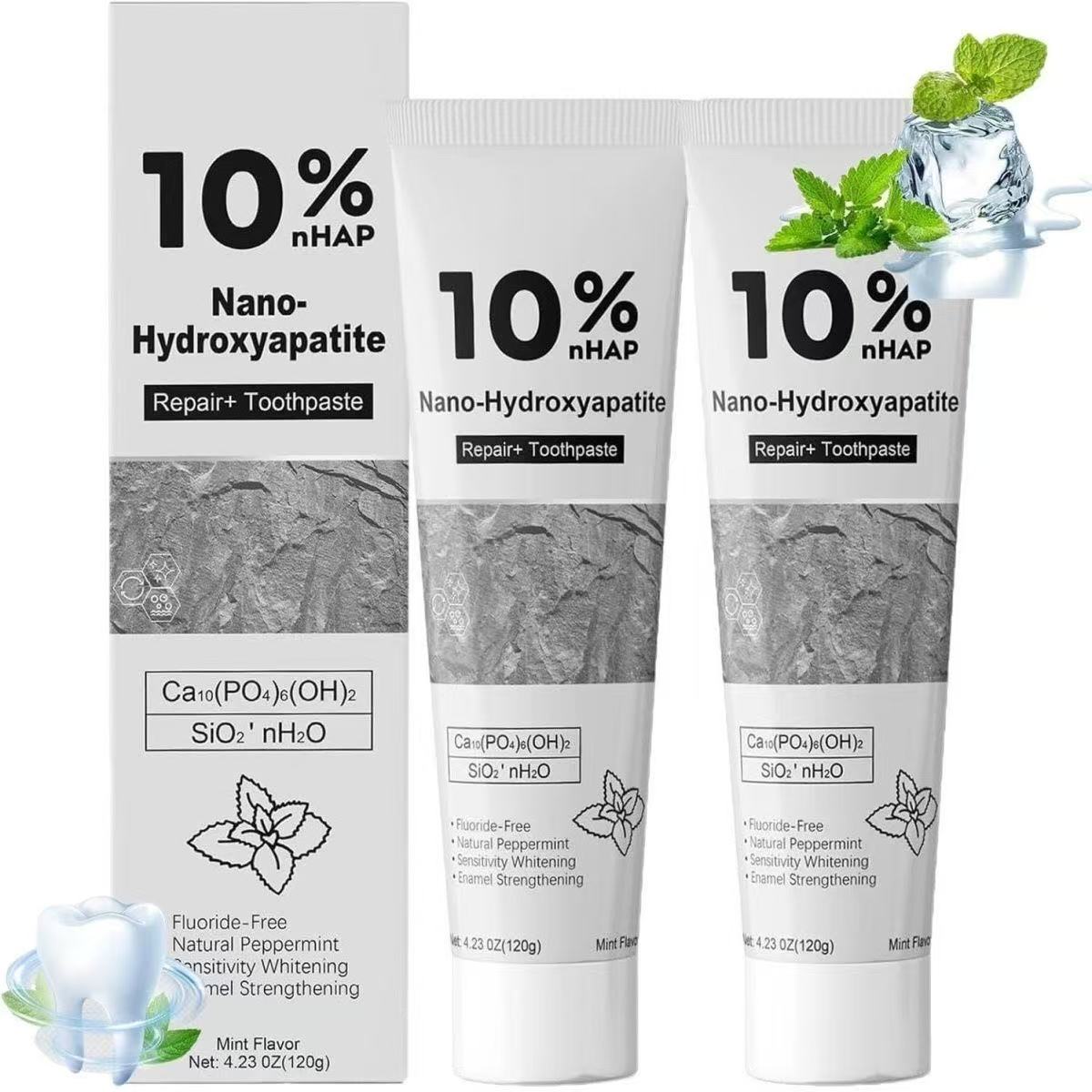 10% Nano Hydroxyapatite Whiten - Teeth Whitening Cream ulasan dan harga